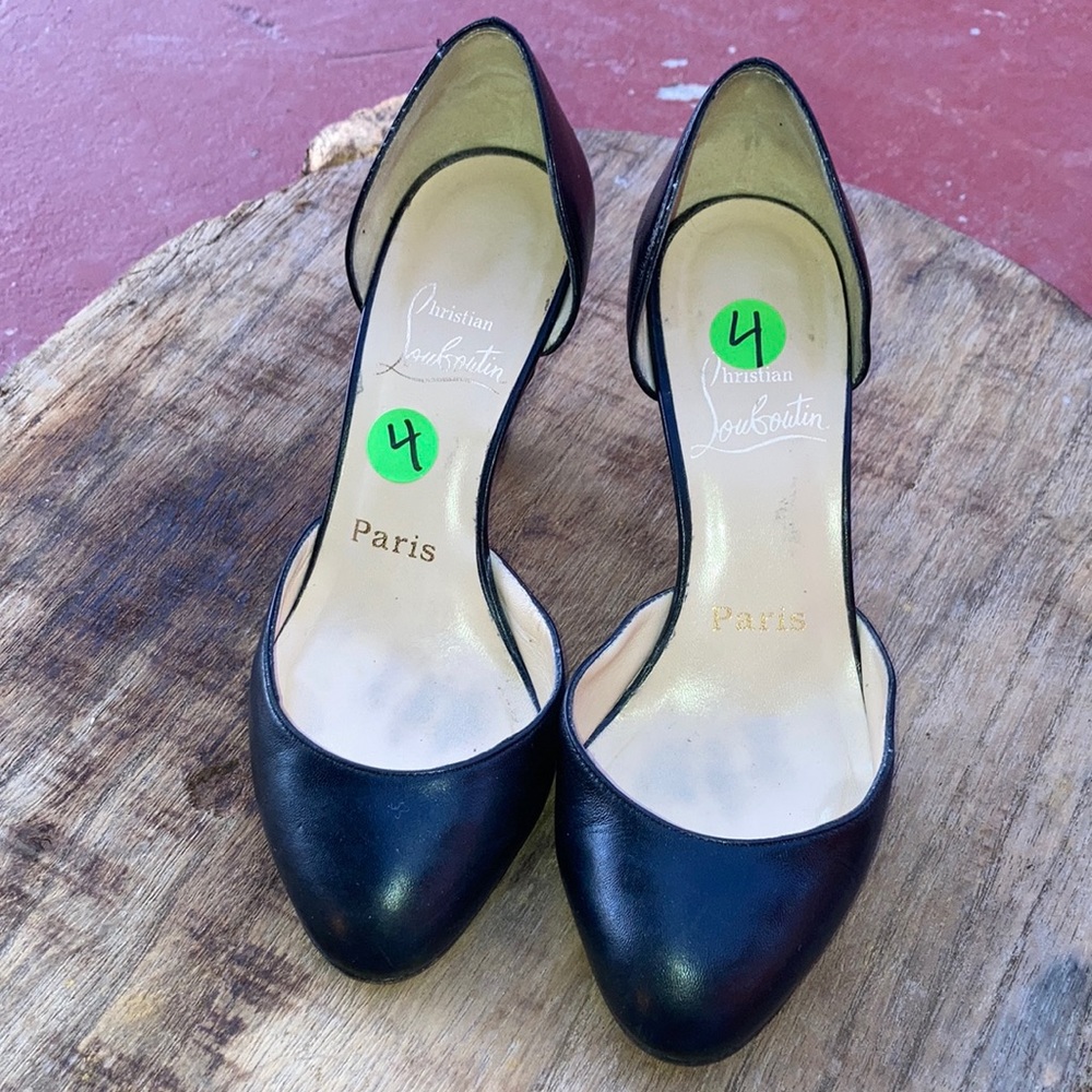 Vintage Christian Louboutin black heels